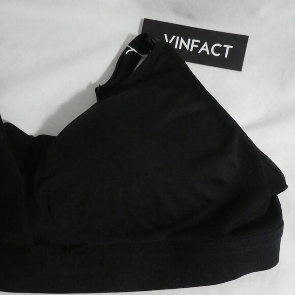 VINFACT | XXL | Black Padded Bra | Wireless | NWT - Picture 4 of 10